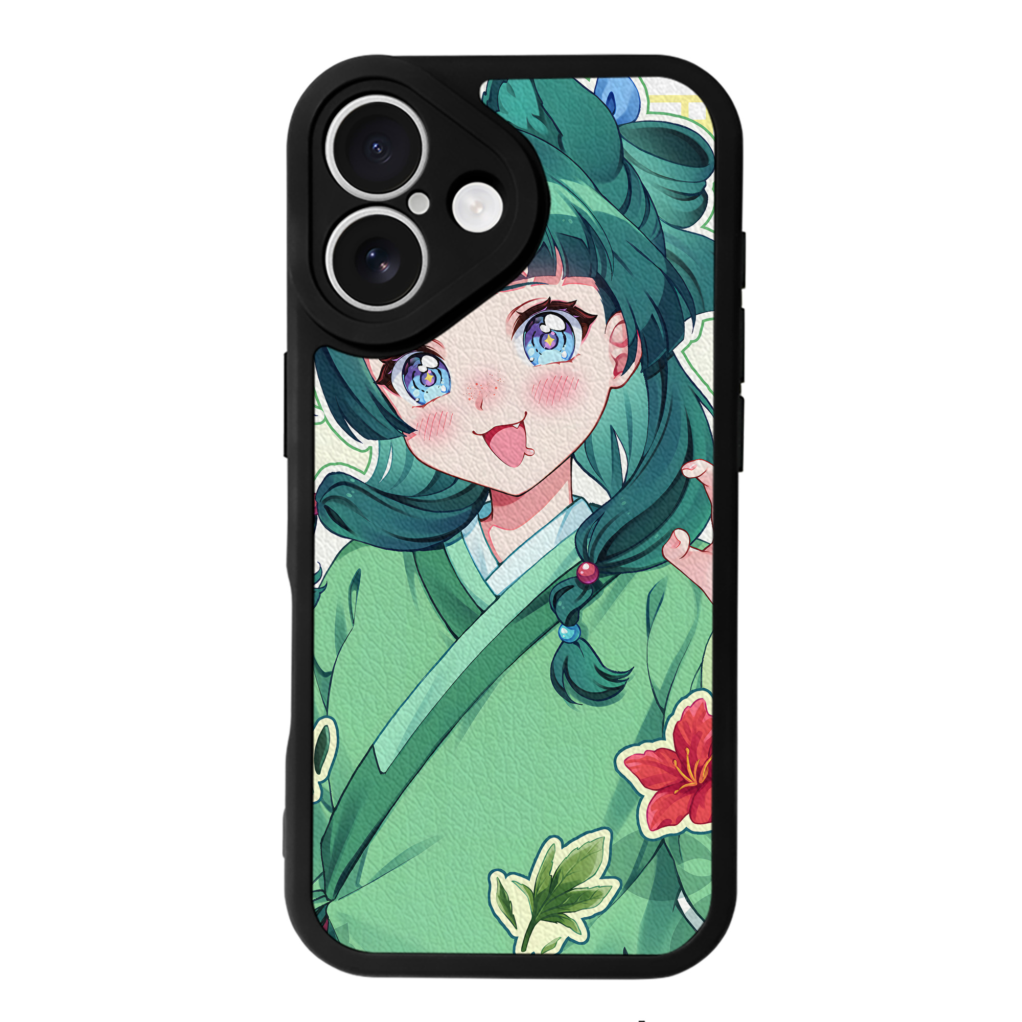 （画像用） 薬屋のひとりごと The Apothecary Diaries 【iPhone 16シリーズ対応】シリコンスマホケース（レザー調） 材質：シリコン
